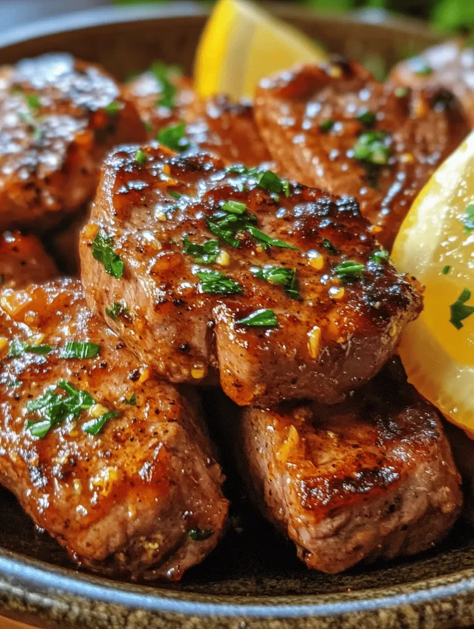 Cajun Garlic Butter Steak Bites: A Flavorful Delight