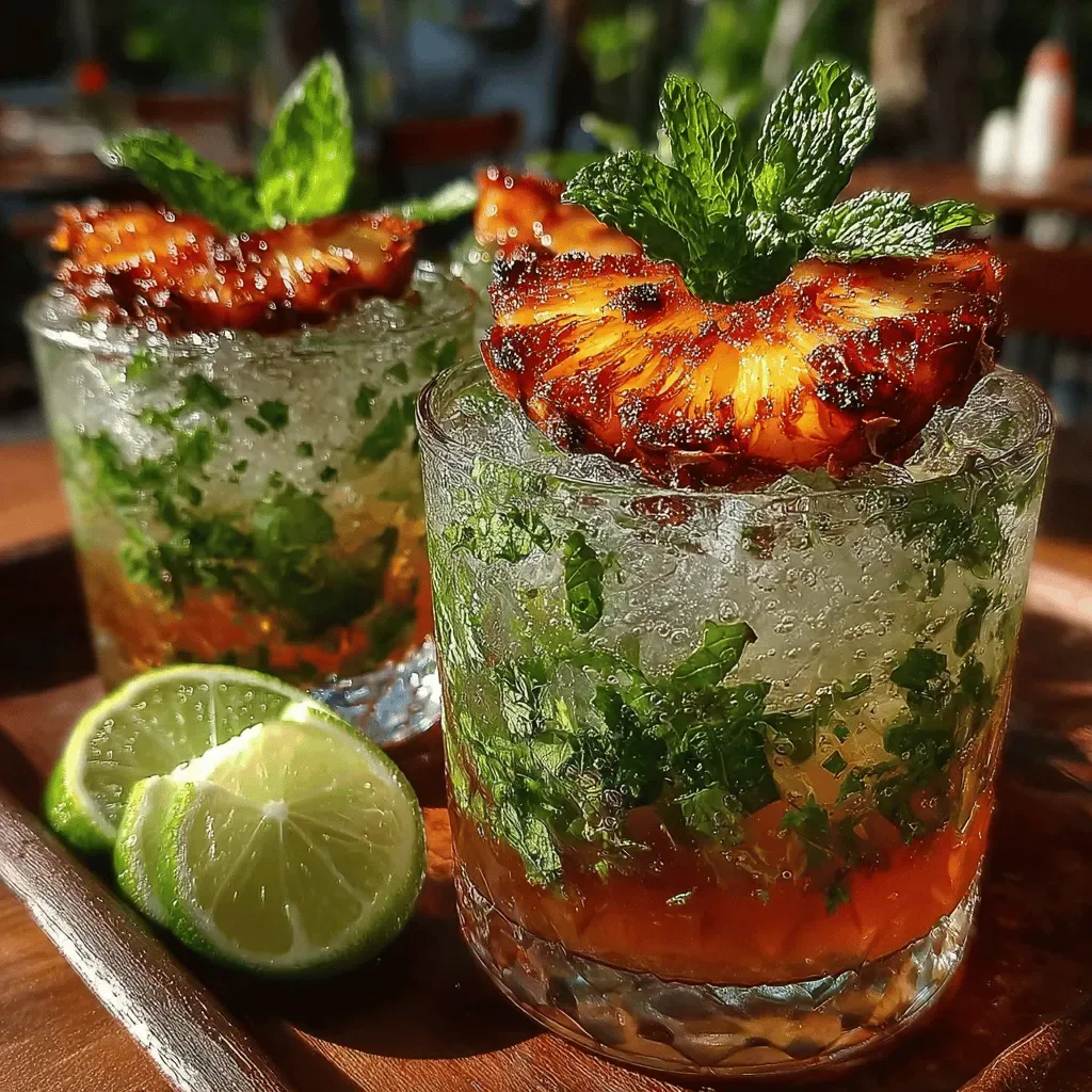 Tropical Pineapple Mocktail Sheet Pan Recipe