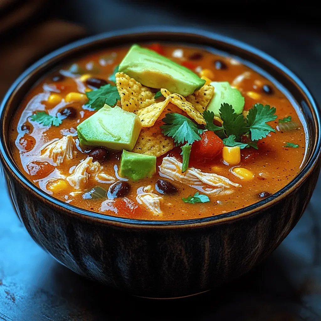 Cozy Slow Cooker Chicken Tortilla Soup: A Hearty Comfort Food