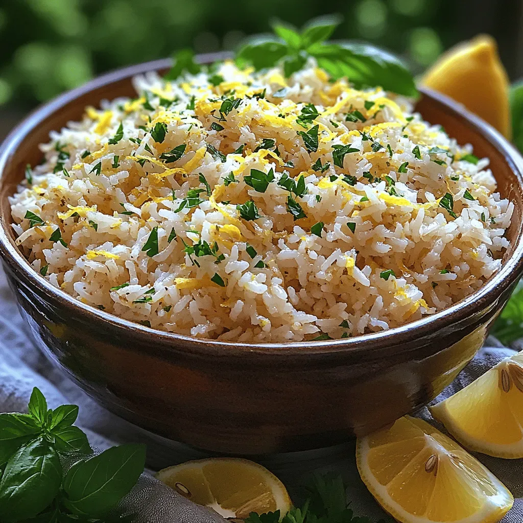 Exploring Zesty Lemon Herb Rice: A Flavorful Side Dish