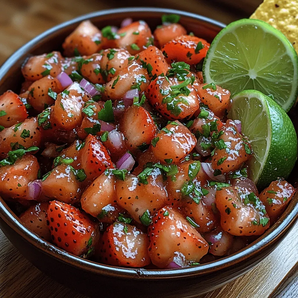 Spicy Strawberry Bliss Salsa: A Unique Flavor Experience