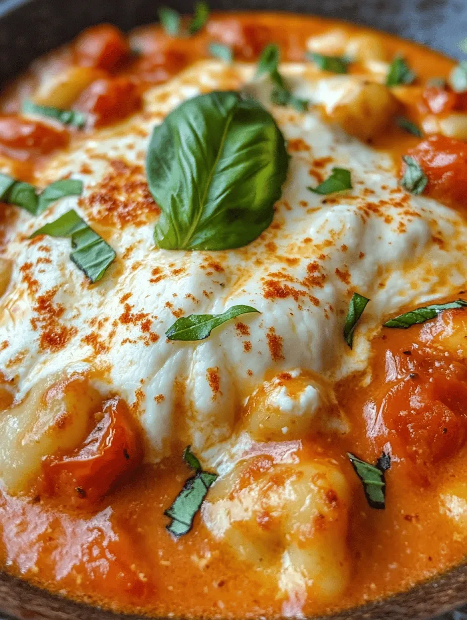 30-Minute Creamy Tomato Gnocchi with Burrata: A Deliciously Simple Recipe