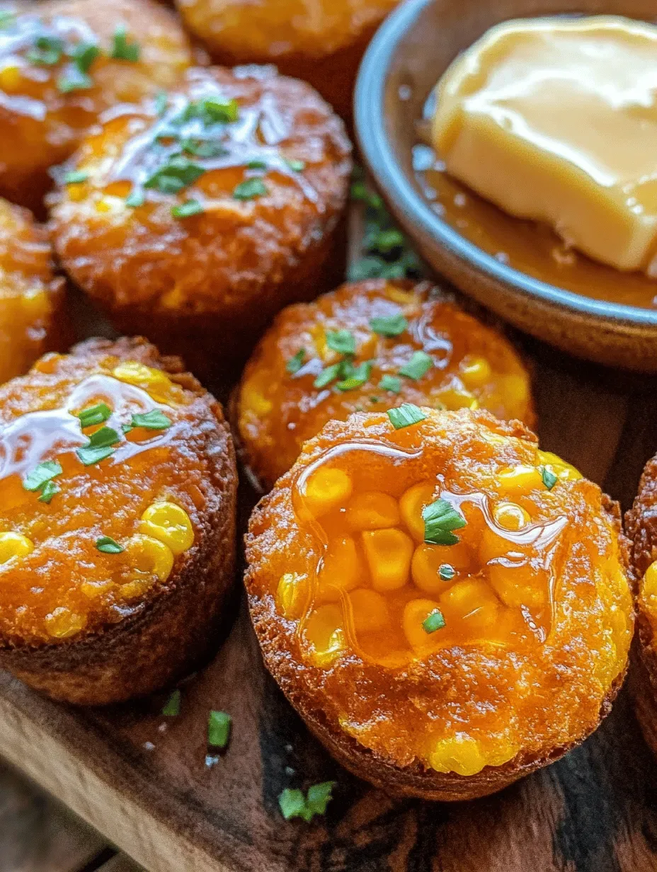 Southern-Style Honey Butter Cornbread Poppers: A Sweet and Savory Delight