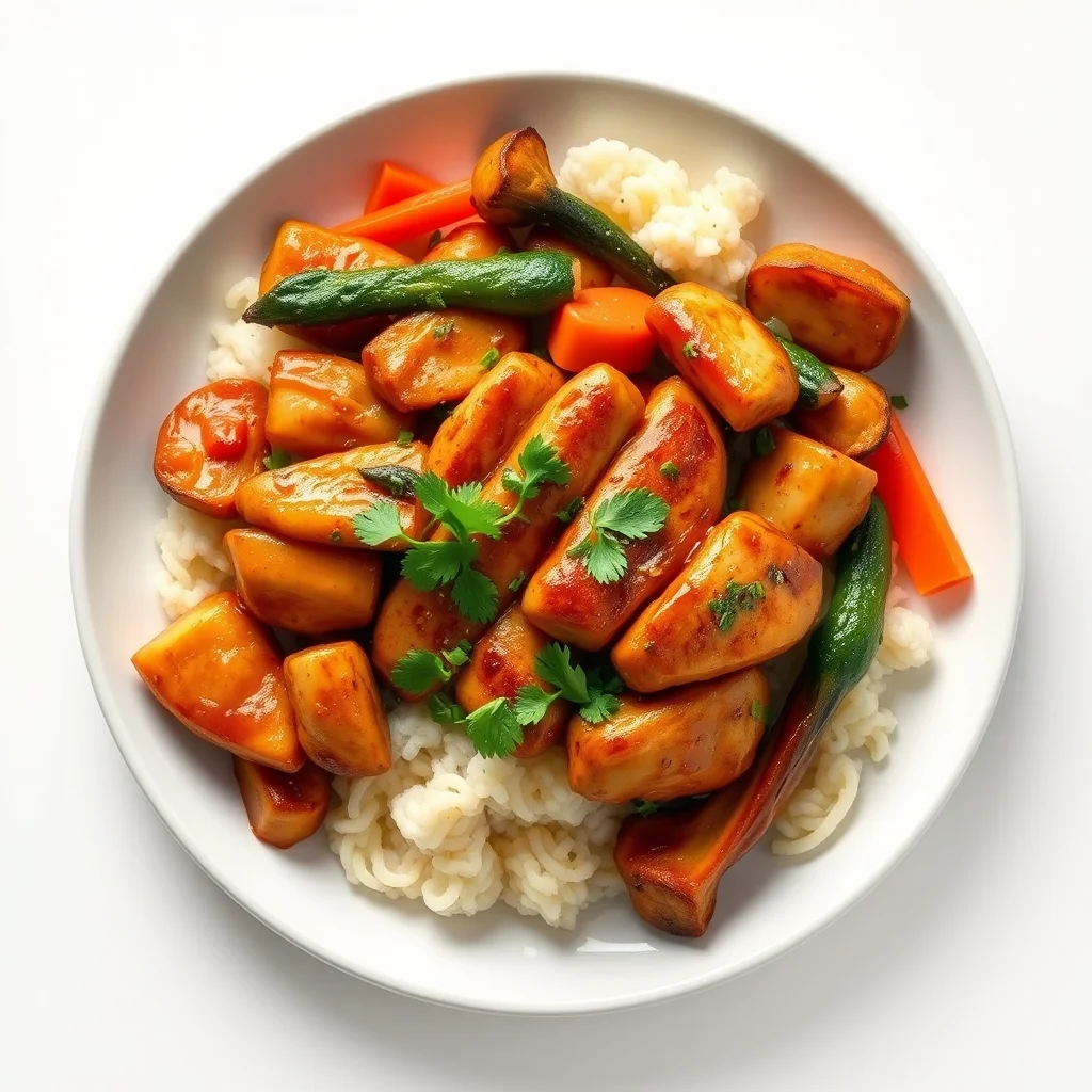 Quick Teriyaki Chicken & Veggie Delight Recipe