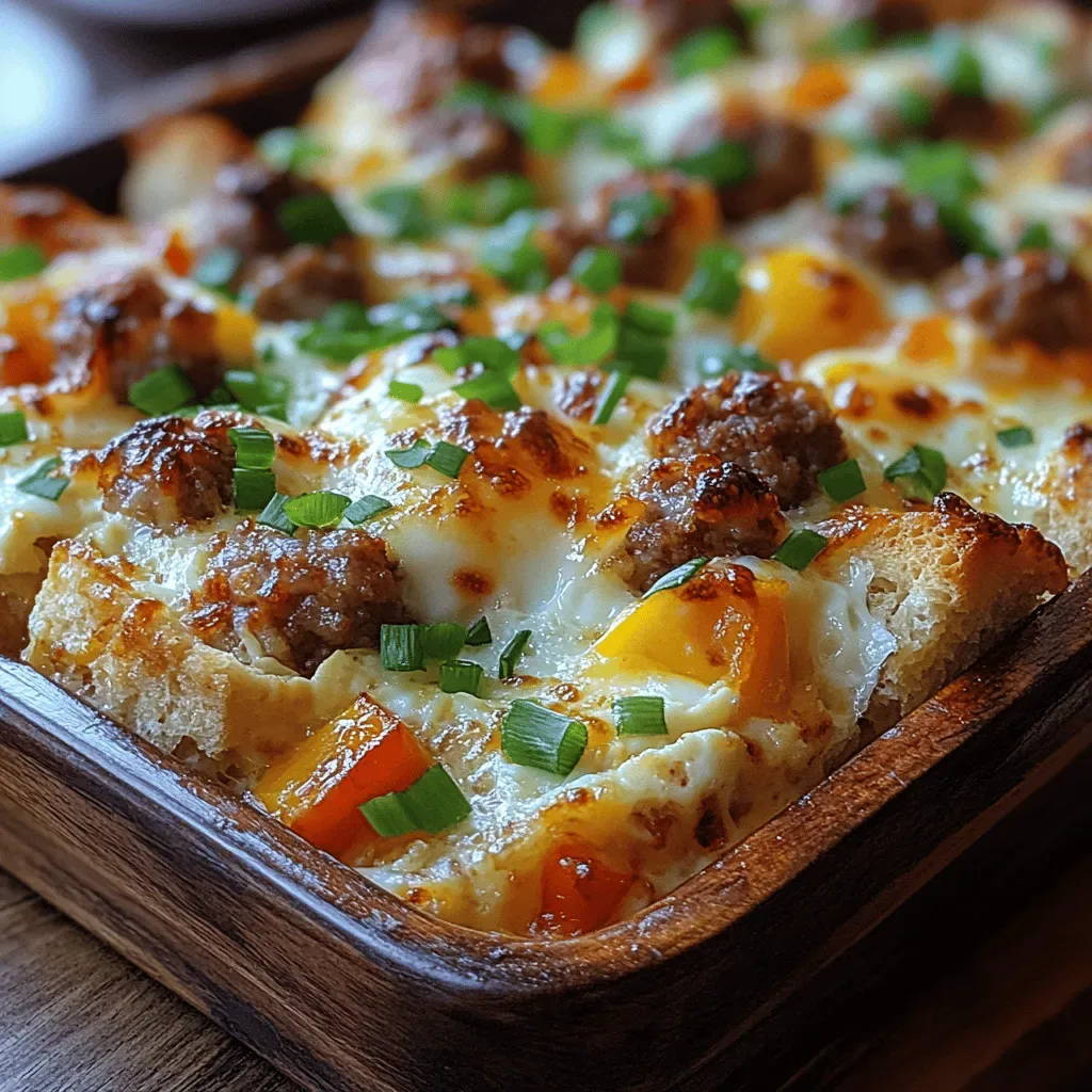 Cheesy Sausage and Egg Breakfast Casserole: A Hearty Way to Start Your Day