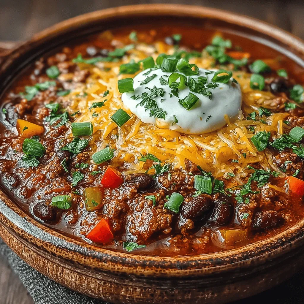 Hearty Slow Cooker Chili Bliss