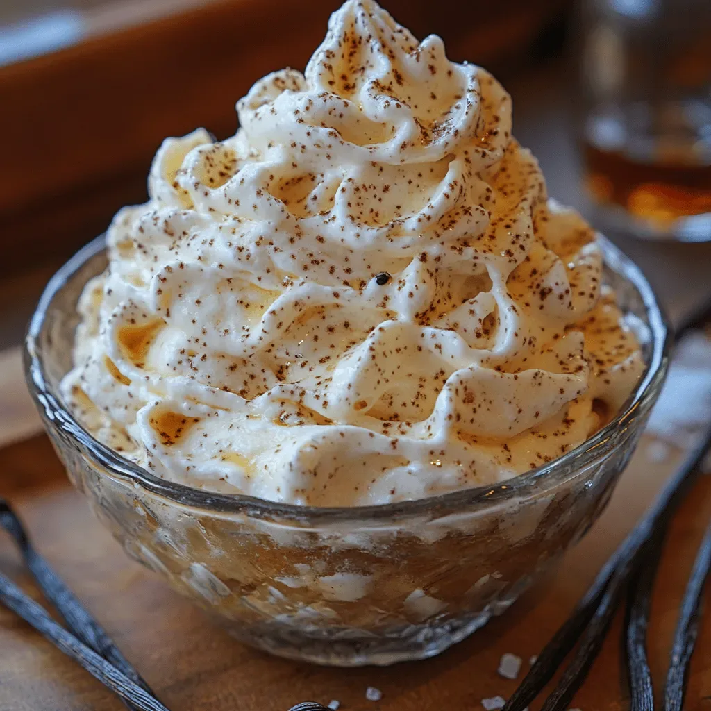Indulge in Homemade Bourbon Vanilla Bean Whipped Cream: A Luxurious Dessert Topping