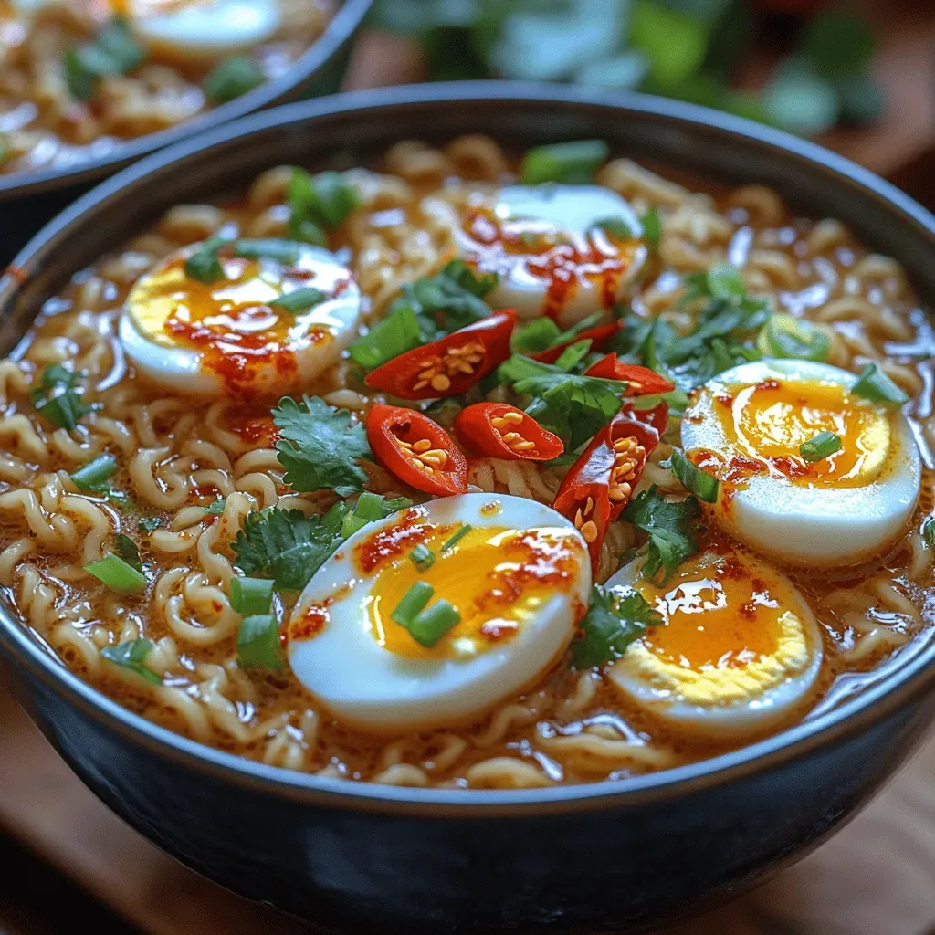 Spicy Garlic Butter Ramen Recipe