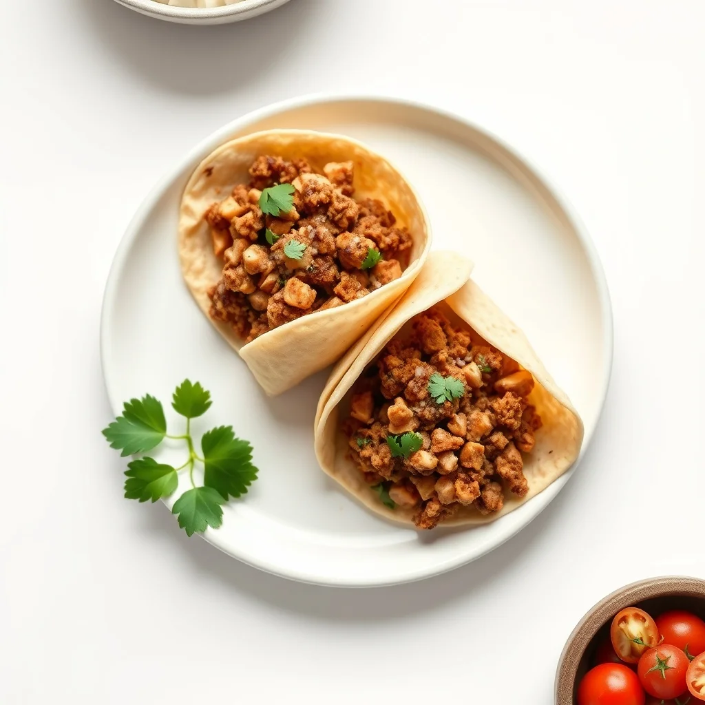 Easy Taco Wraps with Ground Turkey Filling