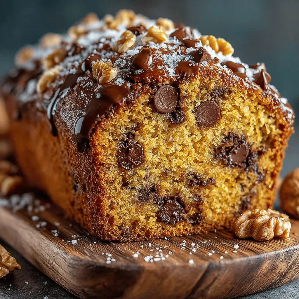 Spiced Fall Delight: Pumpkin Chocolate Chip Bread
