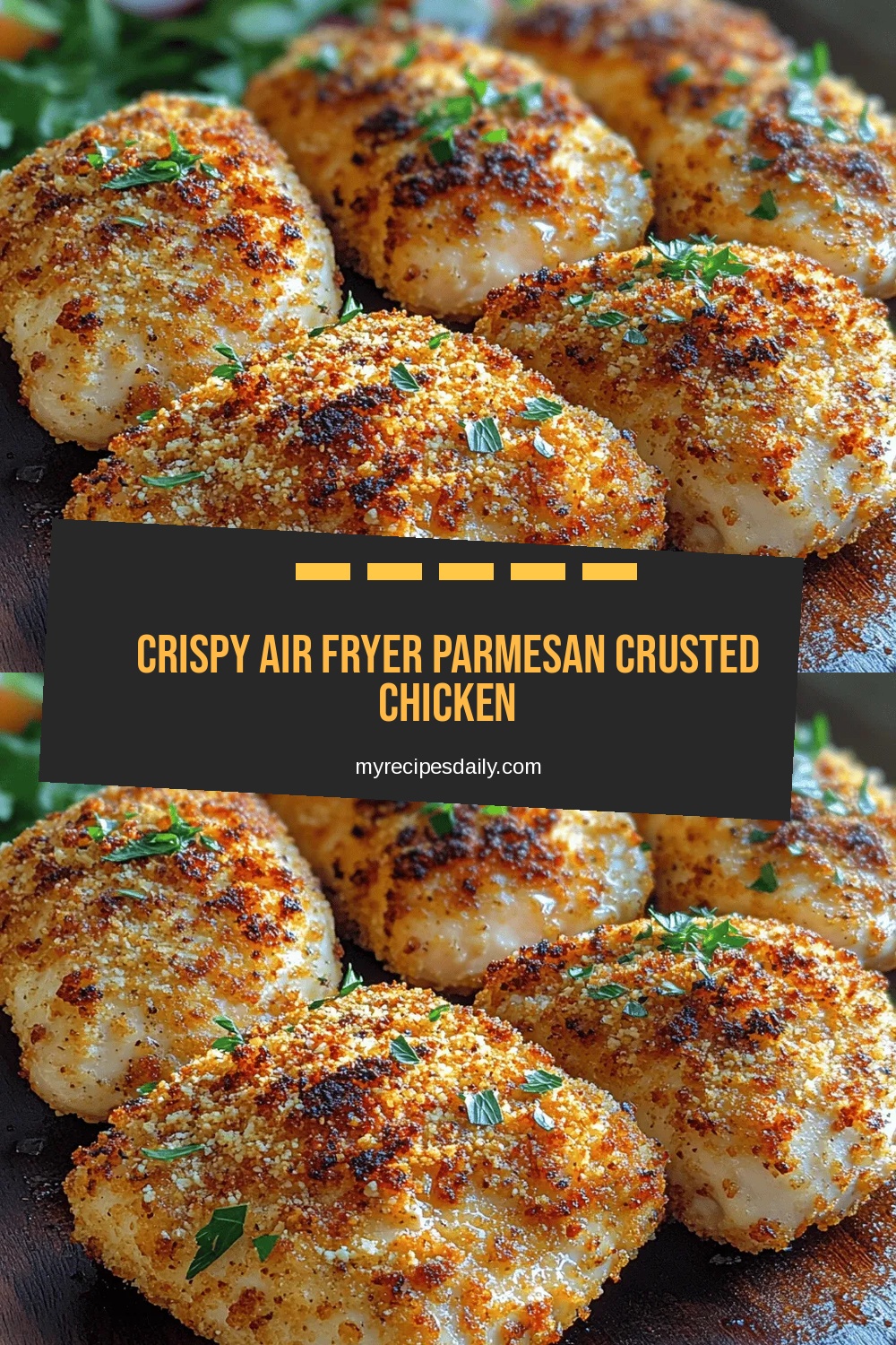 Crispy Air Fryer Parmesan Crusted Chicken