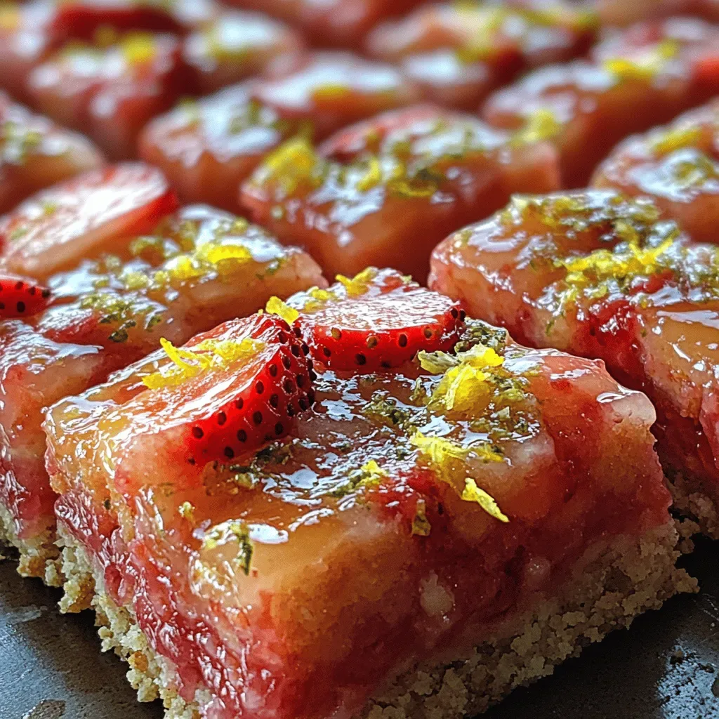 Refreshing Strawberry Lemonade Bars: A Perfect Summer Delight