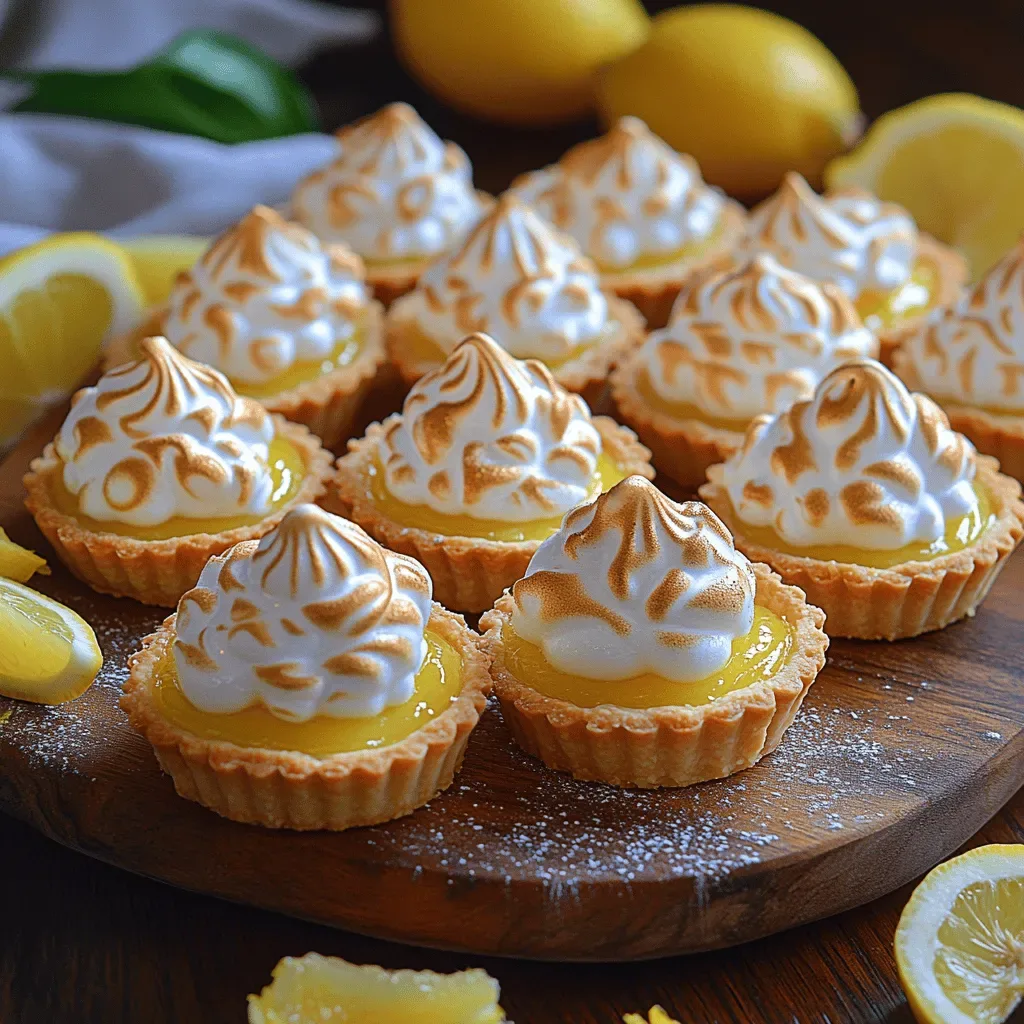 Zesty Mini Lemon Meringue Tarts: A Delightful Twist on a Classic Dessert