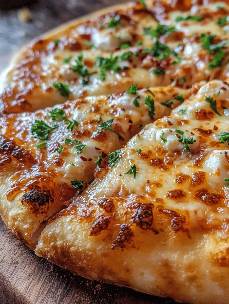 Garlic Parmesan Wonderland Pizza: A Cheesy Delight