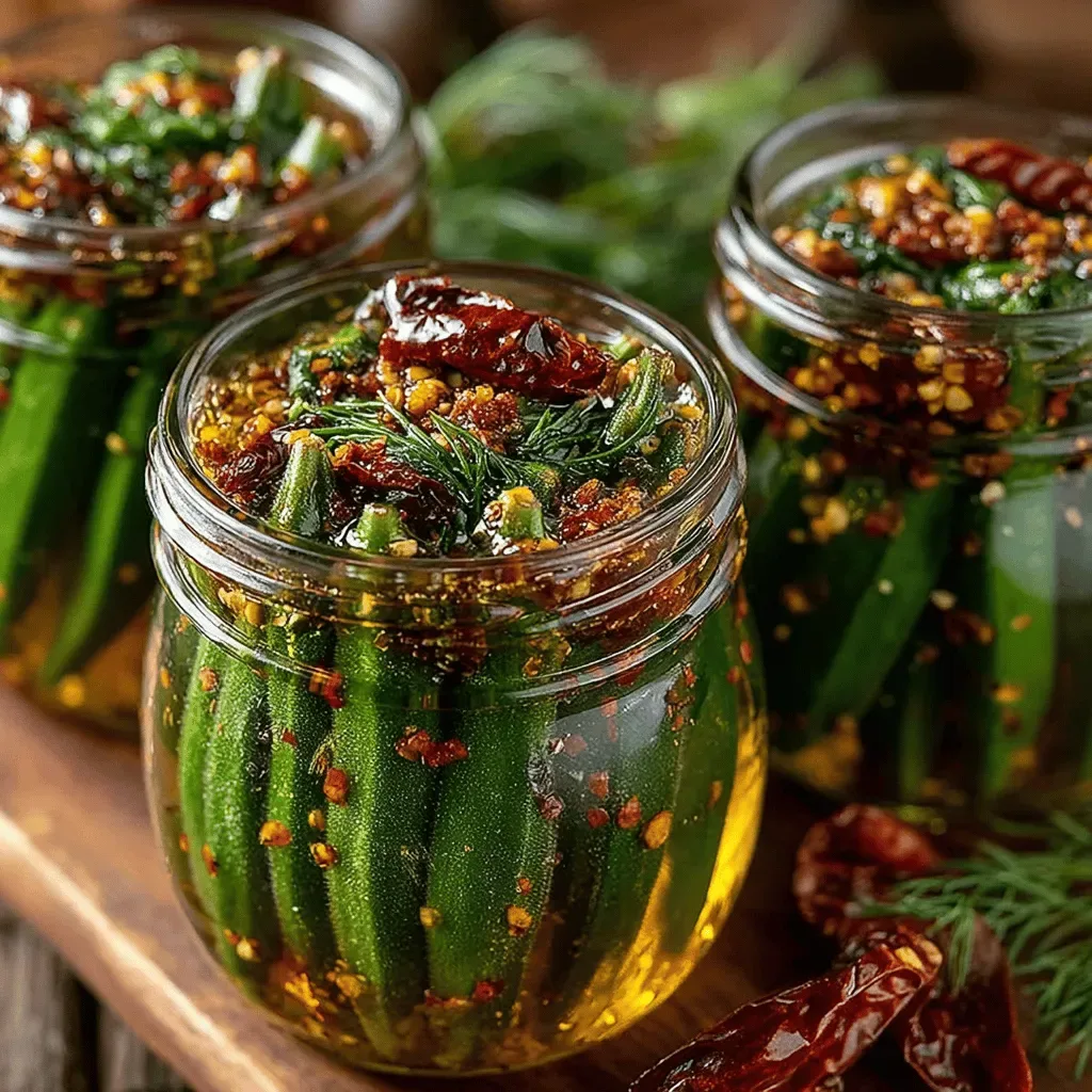 Spicy Zesty Quick Pickled Okra: Step-by-Step Guide