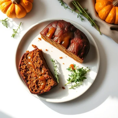 Pumpkin Caramel Brownie Loaf