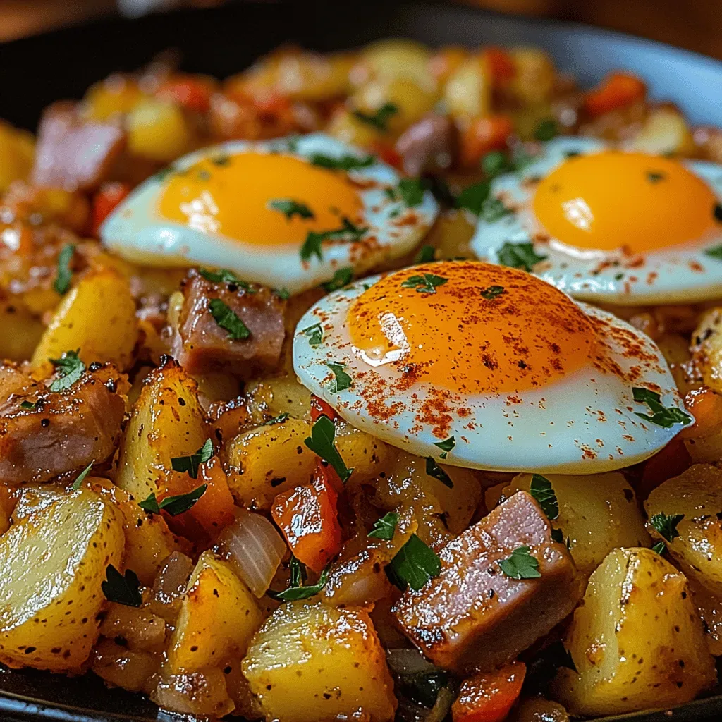 Savory Ham & Potato Breakfast Hash: A Hearty Start to Your Day