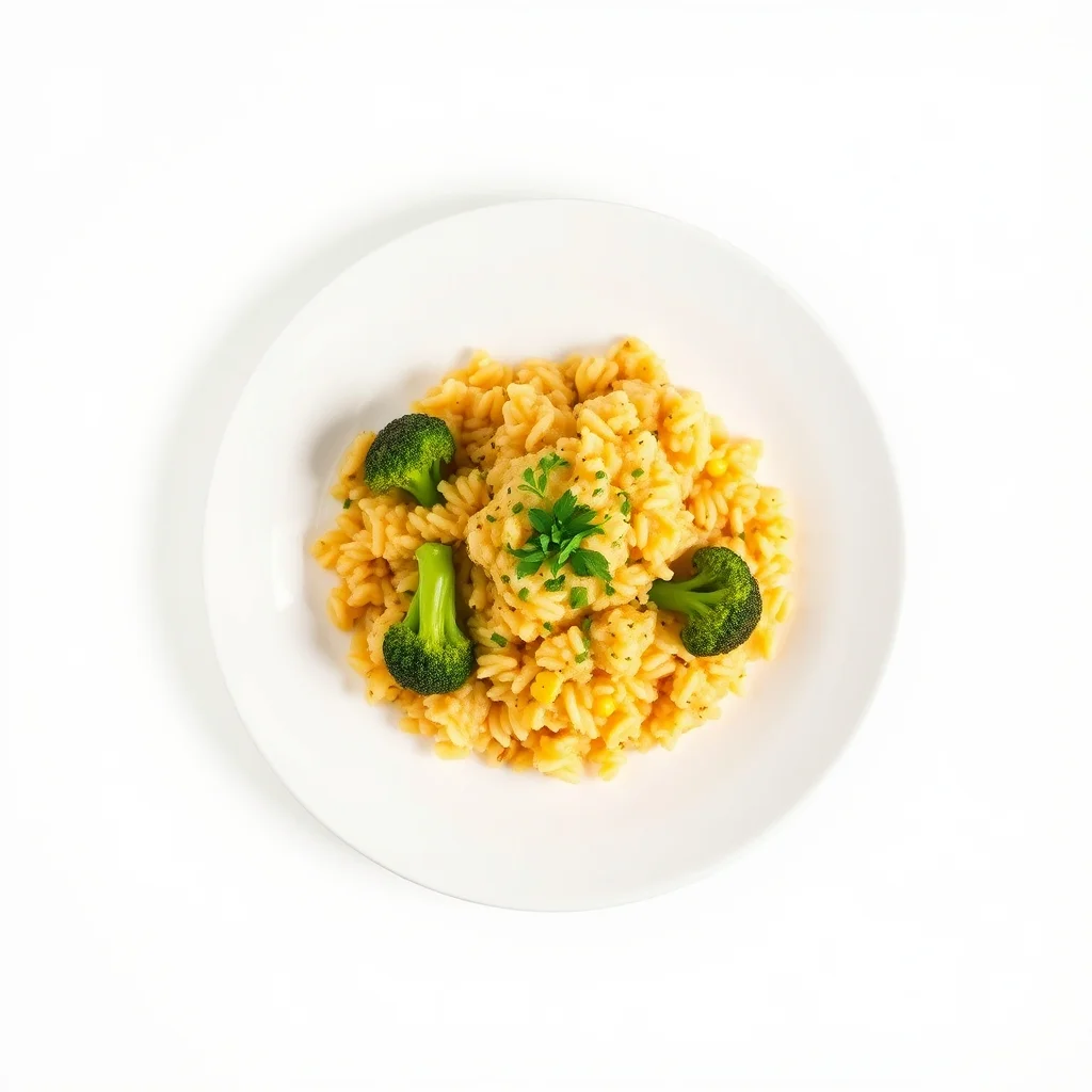 Cheesy Bliss in a Pan: Broccoli Rice Delight