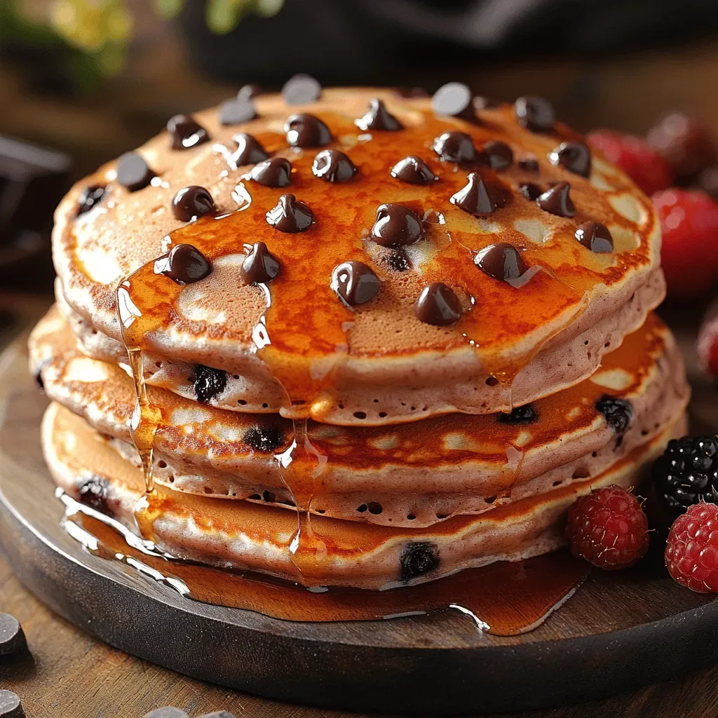 Choco-Licious Fluffy Pancakes
