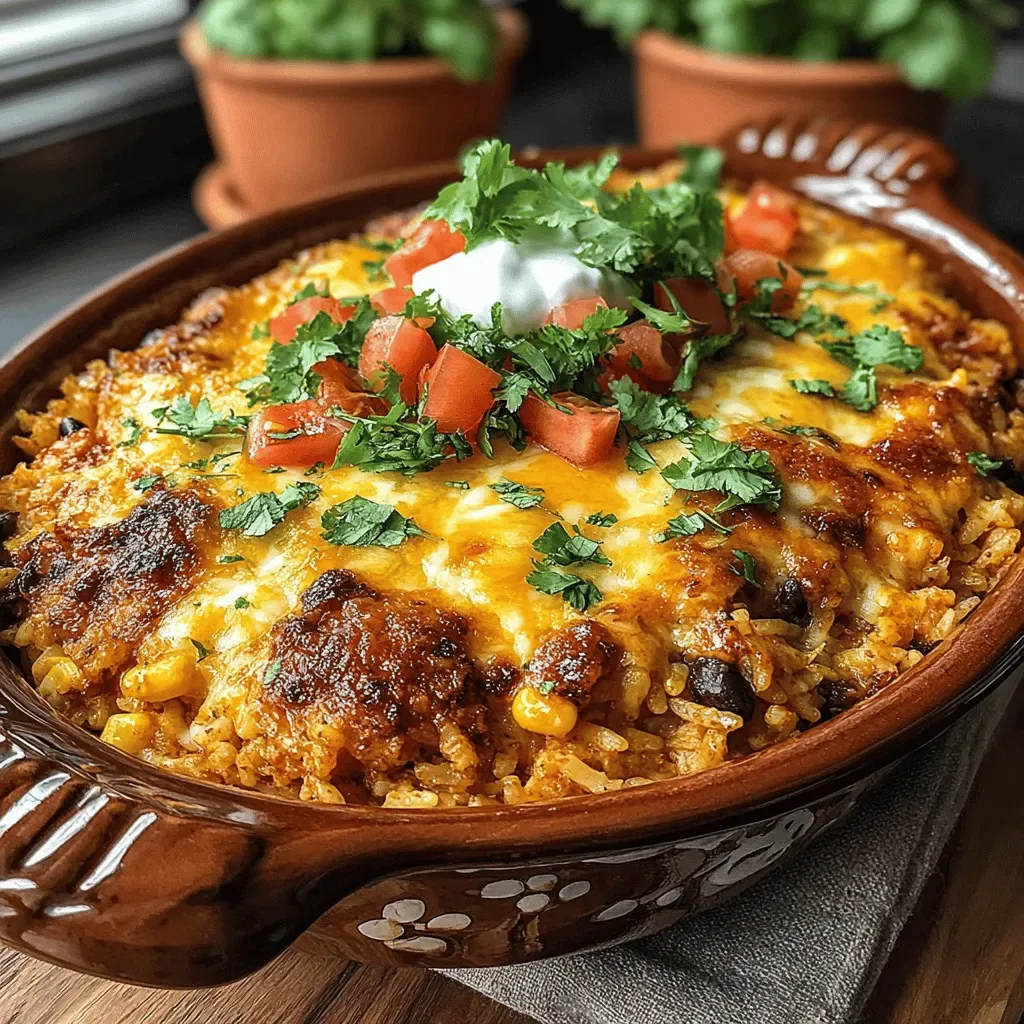 Zesty Baked Chicken & Rice Casserole: A Flavorful Delight