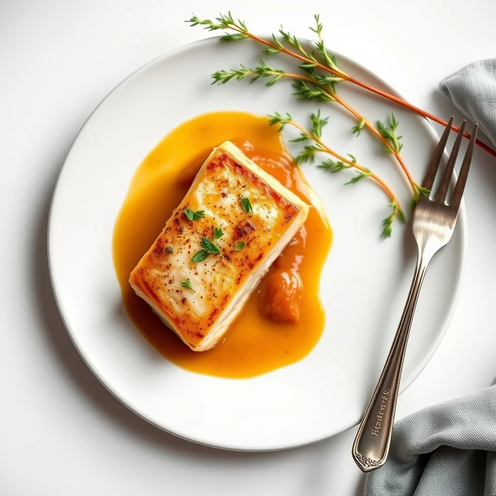 Mellow Maple Glazed Pumpkin Sea Bass: A Flavorful Fall Delight
