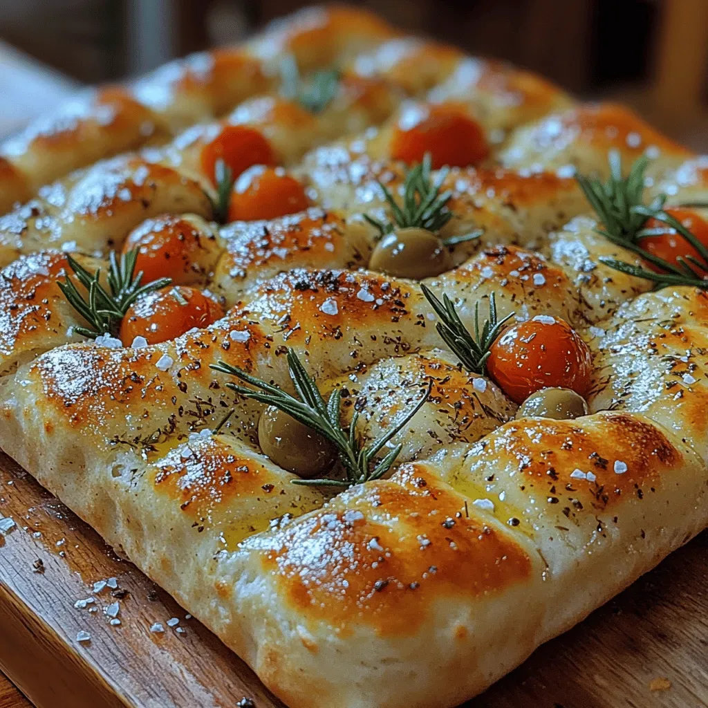 Fluffy No-Knead Focaccia Bread Recipe