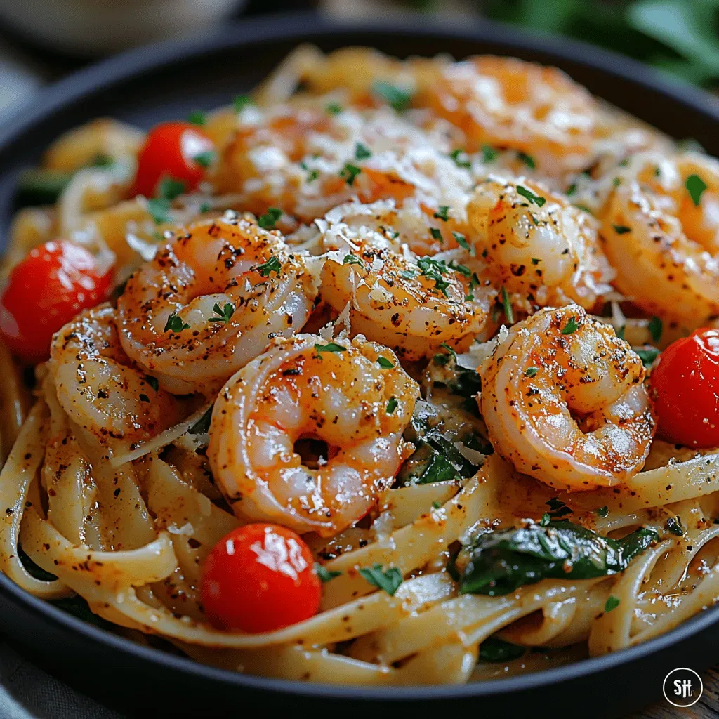 Spicy Cajun Shrimp Pasta Delight: A Flavorful Feast
