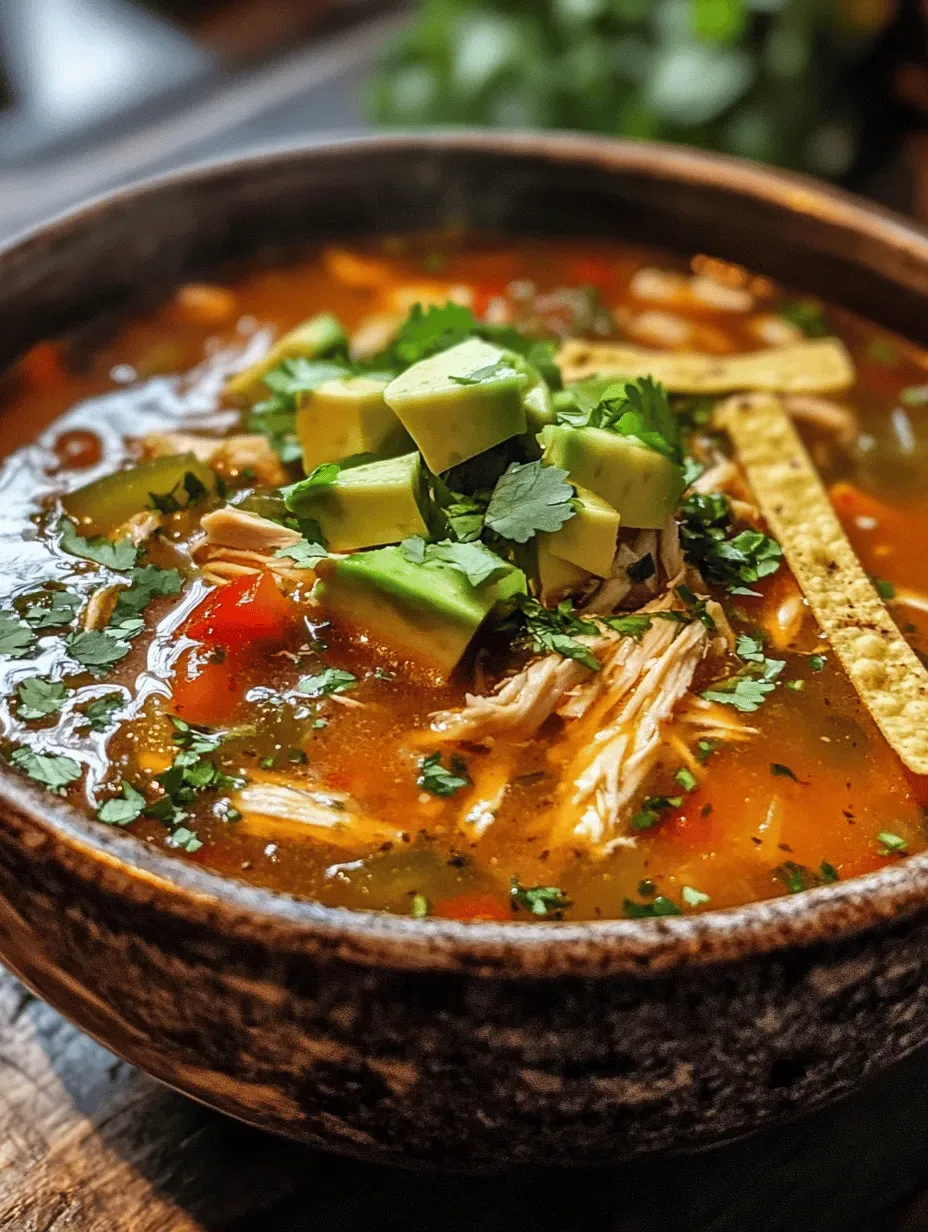 Spicy Chicken Tortilla Soup Recipe: A Comforting and Flavorful Dish