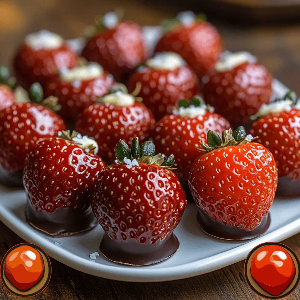 Decadent Dark Chocolate-Covered Strawberries: A Delightful Treat