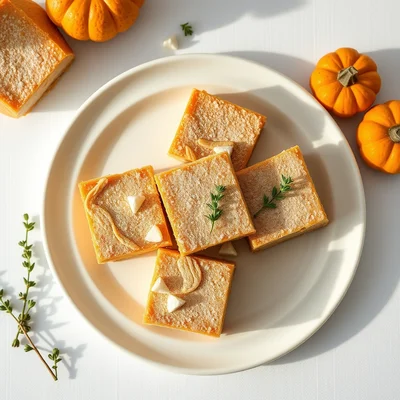 Pumpkin Cheesecake Icebox Bars