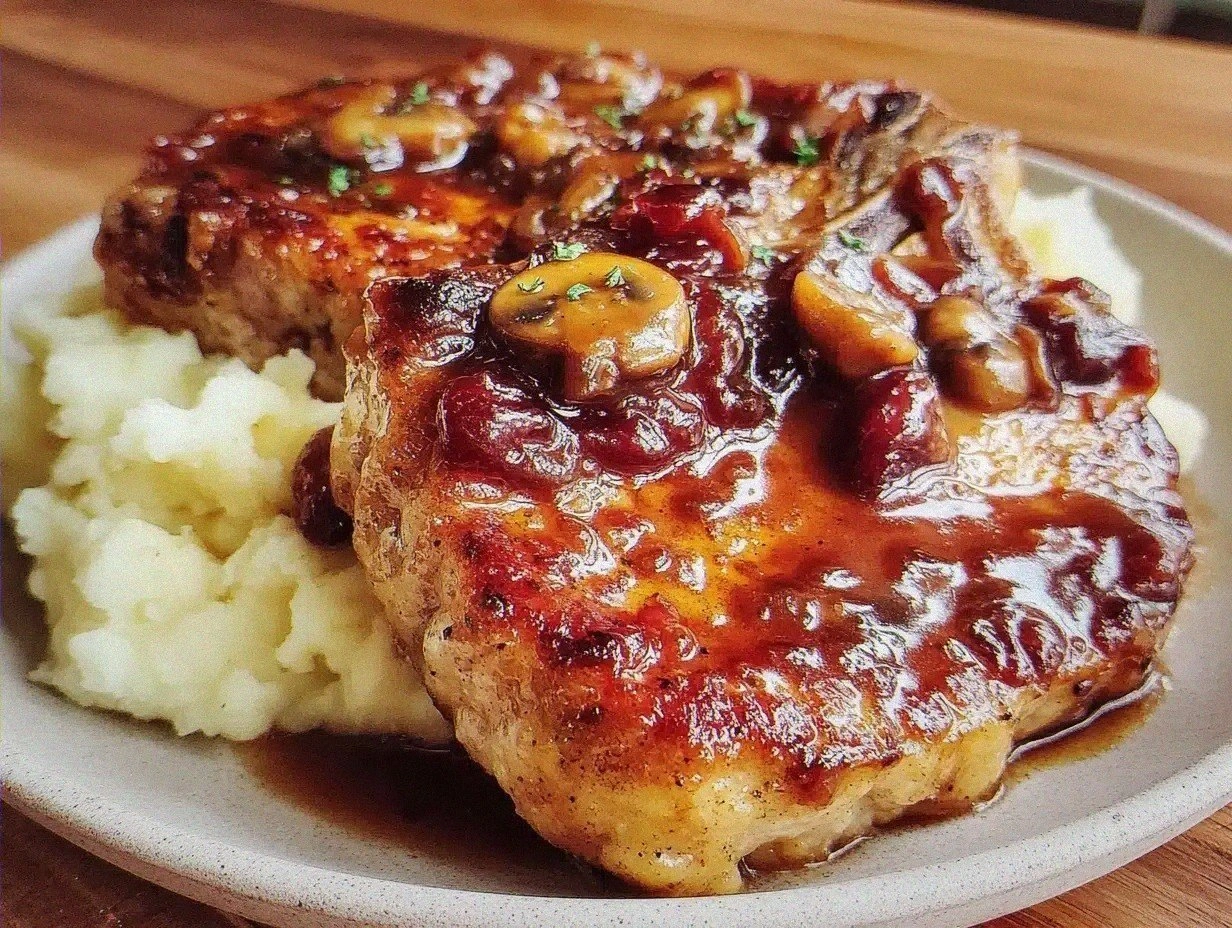Comforting Smothered Pork Chops Recipe with Creamy Mushroom Gravy Made Easy