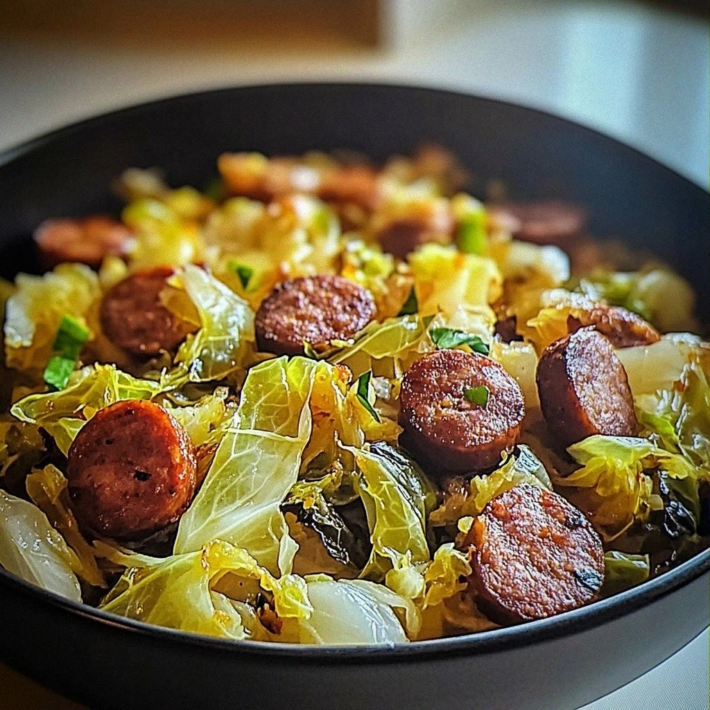 Easy Fried Cabbage And Sausage Recipe