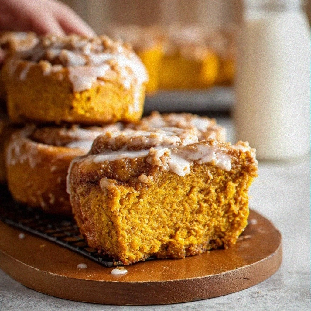 PUMPKIN CINNAMON ROLLS: HEAVEN!
