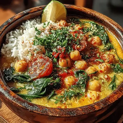 Creamy Coconut Chickpea Curry: A Culinary Delight