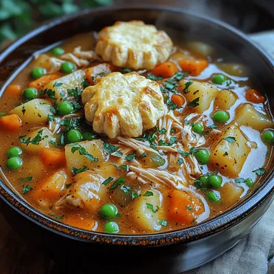 Cozy Slow Cooker Chicken Pot Pie Soup: A Heartwarming Comfort Food