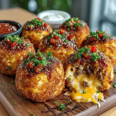 Crispy Air Fryer Taco Mac and Cheese Balls