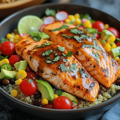Smoky Chipotle Honey Salmon Bowls: A Flavorful Journey to Healthy Eating