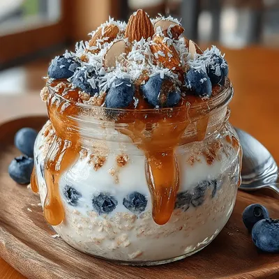 Blueberry Bliss Coconut Overnight Oats