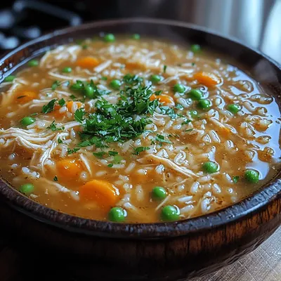 Cozy Comfort Slow Cooker Chicken and Rice Soup
