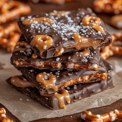 Sweet & Salty Bliss: Salted Caramel Pretzel Bark