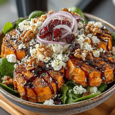Maple Roasted Sweet Potato Salad Recipe