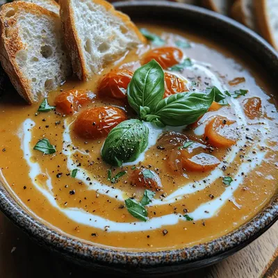 Cozy Creamy Roasted Tomato Bisque Recipe
