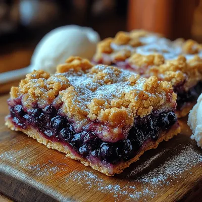 Blueberry Bliss Crumble Bars Recipe