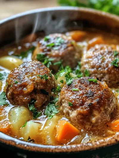 Hearty Meatball Stew Recipe