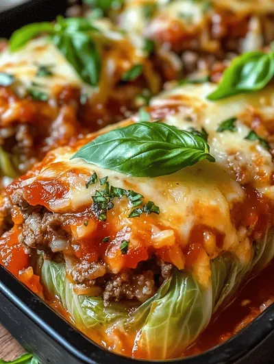 Savory Italian Stuffed Cabbage Rolls: A Comforting Classic
