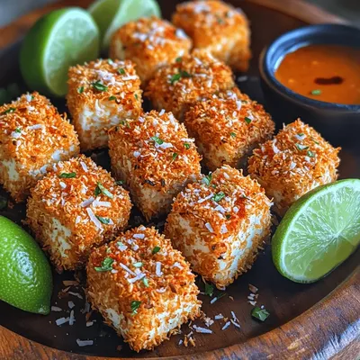 Crispy Air Fryer Coconut Tofu Bites Recipe
