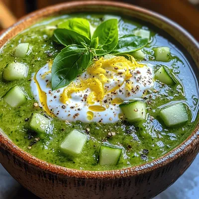 Lemon Basil Bliss: A Refreshing Summer Soup Recipe