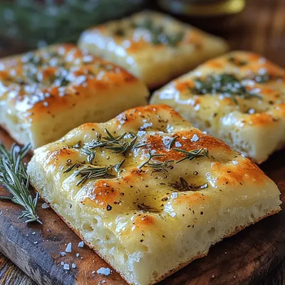 Fluffy & Flavorful No-Knead Focaccia Bread