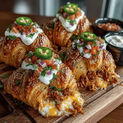 Mini Chicken Taco Croissant Bites: A Flavorful Fusion Recipe