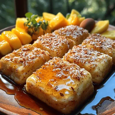 Coconut Crusted French Toast Delight: A Tropical Twist on a Classic Favorite